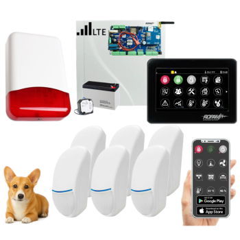 ZESTAW ALARMOWY ROPAM NeoLTE-IP-PS-SET 6x BINGO Plus TPR-4BS-P POWIADOMIENIE GSM